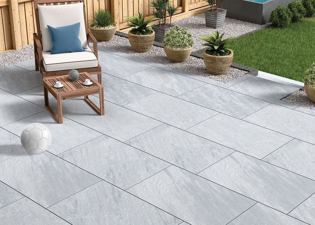 Kandla Grey Exterior Porcelain Paving
